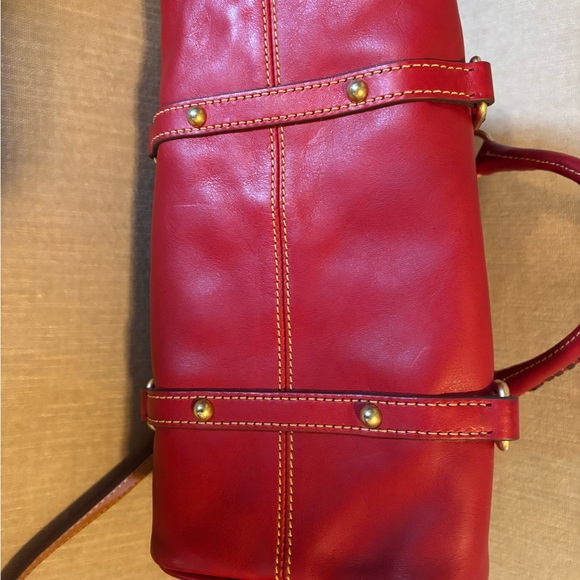 Dooney & Bourke Cherry Red Satchel - Picture 3 of 9